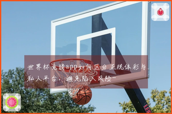 世界杯竞猜app如何区分正规体彩与私人平台，避免陷入风险-